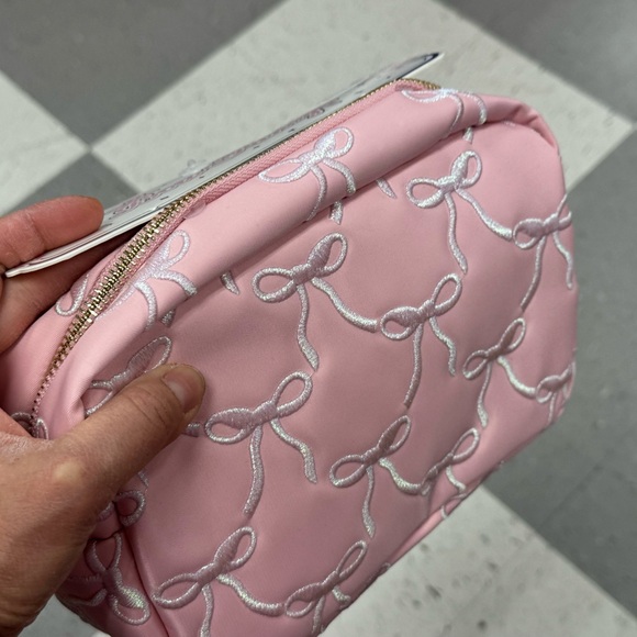 Pink Bow-Patterned Women's Bag - Picture 2 of 4